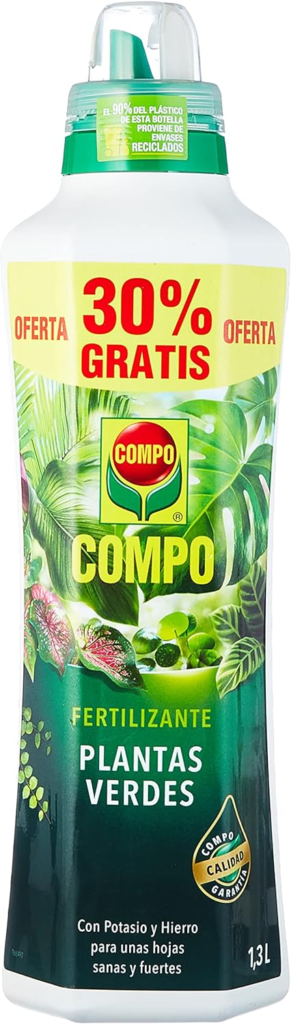 Fertilizante de plantas verdes