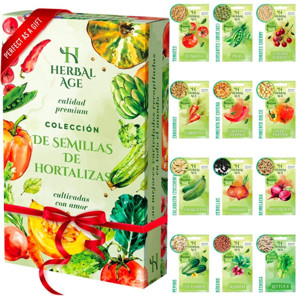 Semillas vegetales variados para Huerto vertical para balcón