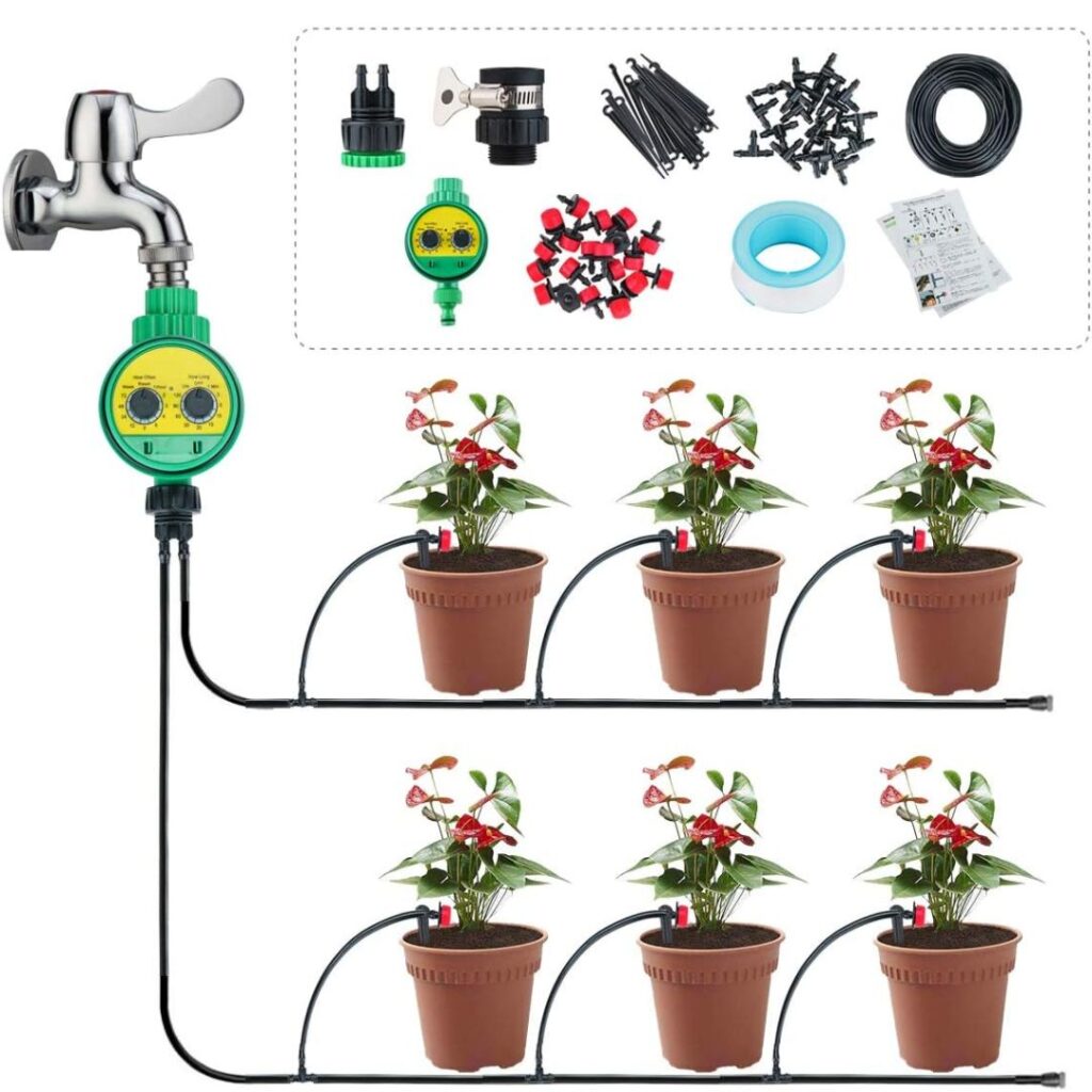 Sistema de riego para Jardines verticales con plantas trepadoras